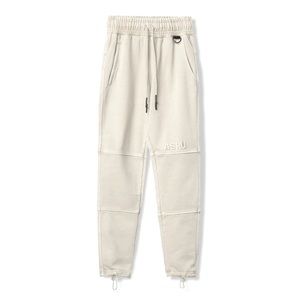 ASRV DSG-0266. GARMENT-DYED FRENCH TERRY RELAXED JOGGER - IVORY CREAM